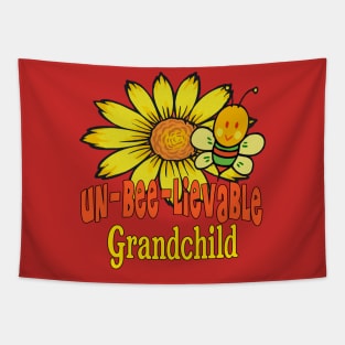 Unbelievable Grandchild Sunflowers and Bees Tapestry