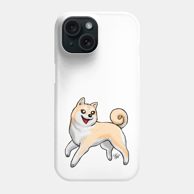 Dog - Shiba Inu - Fawn Phone Case by Jen's Dogs Custom Gifts and Designs