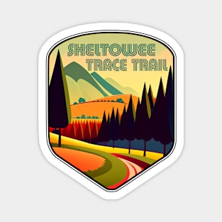 Sheltowee Trace Trail Kentucky Tennessee Colors Magnet