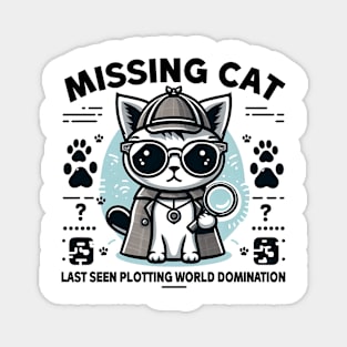 Missing Cat Magnet