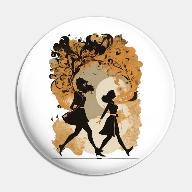 Mysterious Woman Pin by JojoCraft