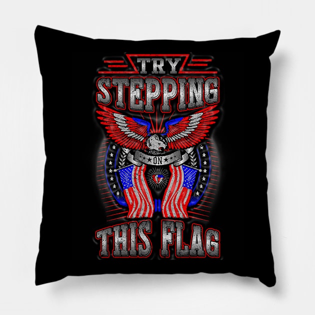 Black Panther Art - USA Army Tagline 28 Pillow by The Black Panther