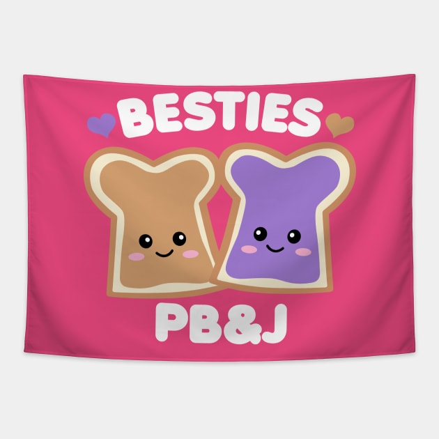 Besties PB&J Tapestry by DetourShirts