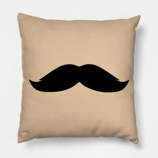 Moustache - Bushy (Skin tone B) Pillow