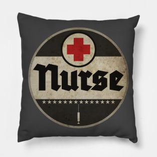 Nurse Vintage Sign Pillow