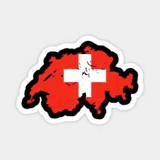 Switzerland Map Magnet