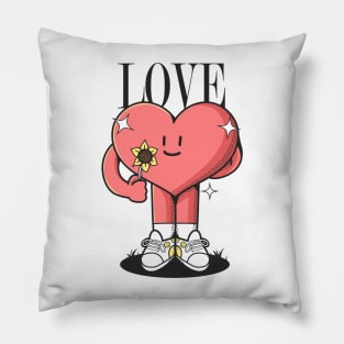 Valentine Love Character Cartoon Pillow