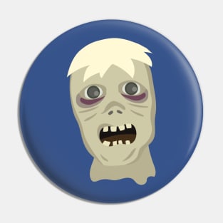 Halloween Spooky zombie Face Pin