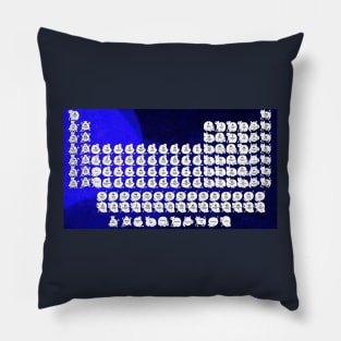 Periodic Table of Cats Pillow