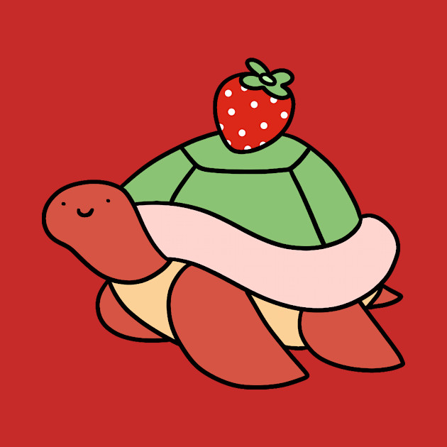 Strawberry Turtle - Turtle - Phone Case