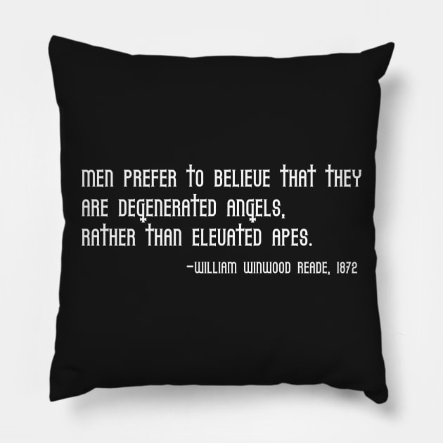 Secular Humanist Quote Pillow by MayhemInMayberry