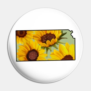 Kansas state flower sunflower Pin