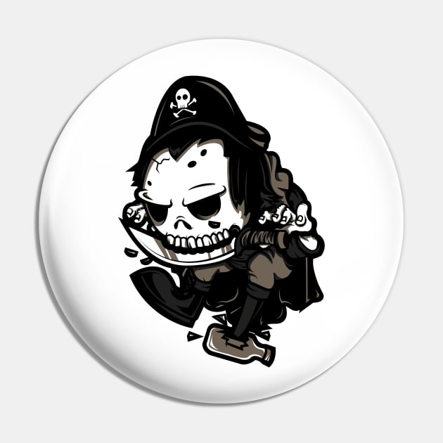 Pirate Skeleton Pin by john_emil