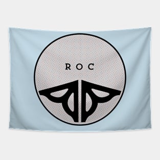 Rochester flower logo - wedge Tapestry