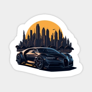 Bugatti Chiron Classic Car Magnet