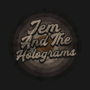 RETRO BLACK WHITE - Jem And The Holograms T-Shirt