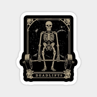 Deadlifts Tarot Card Magnet