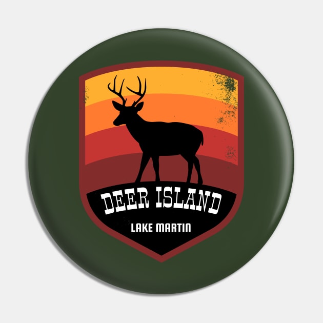 Deer Island • Lake Martin Pin by Alabama Lake Life