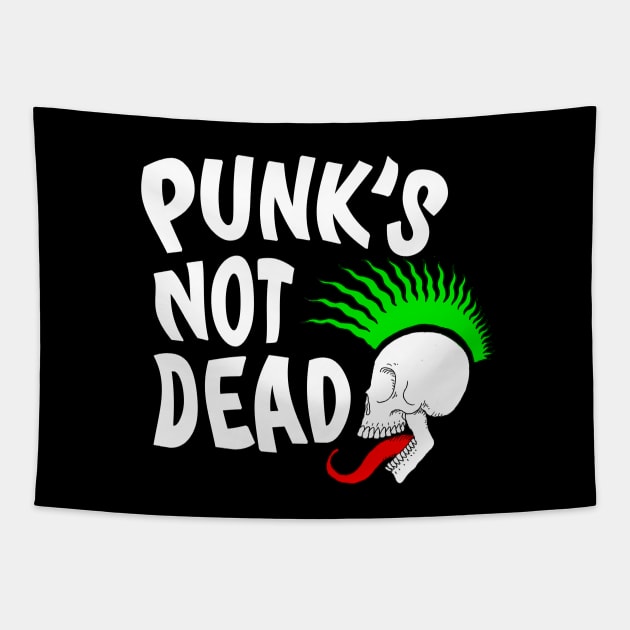 PUNK NOT DEAD Tapestry by lucamendieta