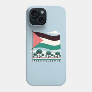 Free Palestine - Olive Trees Stand Strong Phone Case