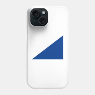 Blue Triangle #minimal #design #kirovair #buyart Phone Case