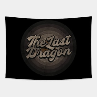 RETRO BLACK WHITE -The Last Dragon Tapestry