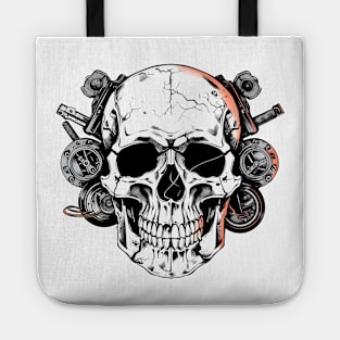 Garage Skull Design Tote