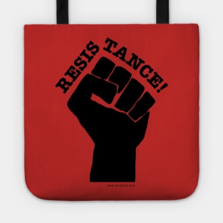 RESISTANCE! (Black on Red) Tote