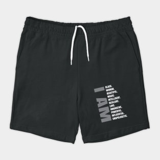 I Am | Black Woman Shorts