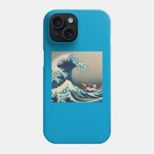 Kanagawa wave - Funny Kayaking Meme Phone Case