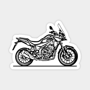 CB500X Motorcycle Sketch Art Magnet