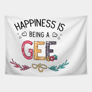 Happiness Is Being A Gee Wildflowers Valentines Mothers Day Tapestry