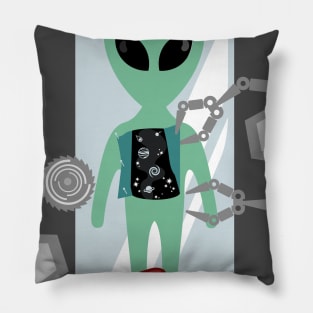 Alien autopsy Pillow