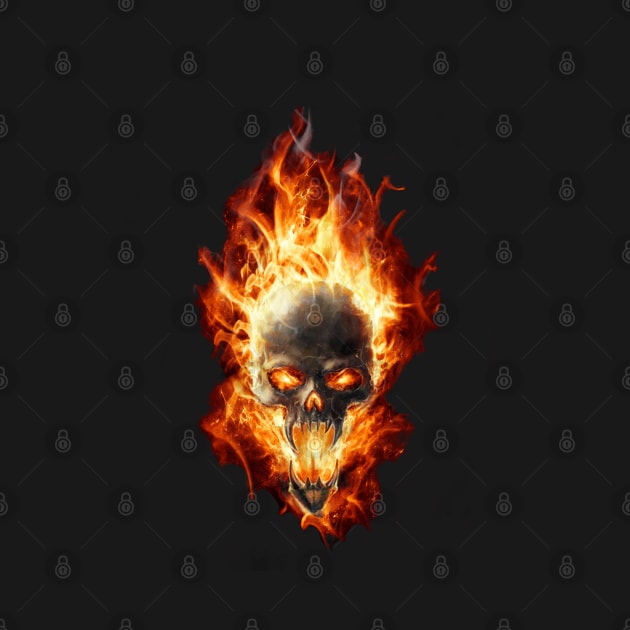 Fire Skull by NOMAD73