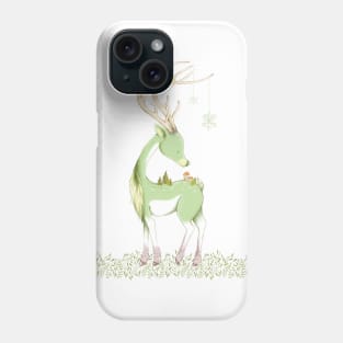 Christmas Town Deer Phone Case