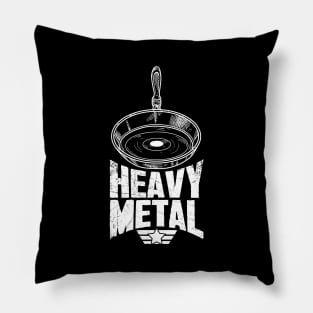 Heavy Metal Cast Iron Cookware Chef Pillow