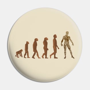 Evolution of Mankind - Future Pin