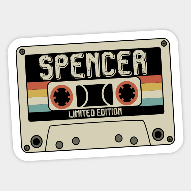 Spencer - Limited Edition - Vintage Style - Spencer - Sticker