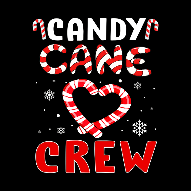 Candy Cane Crew Ugly Sweater Matching Family Christmas by Dunnhlpp