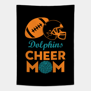 Miami Dolphins Cheer Mom Tapestry