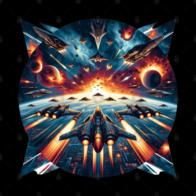 Stellar Combat Squadron Tee by Graphic Wonders Emporium