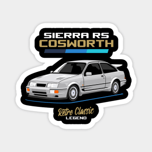 Sierra RS Cosworth Retro Classic Magnet