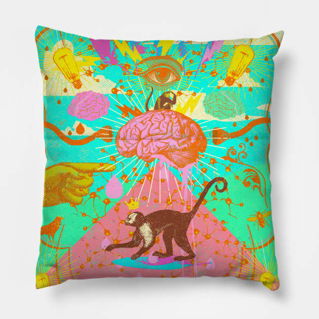 BRAIN FUNCTION Pillow by Showdeer