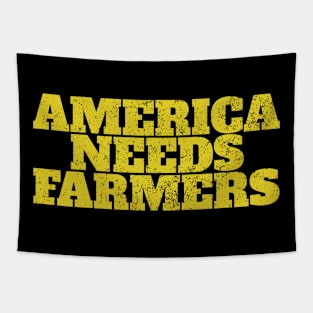 America Needs Farmers Tapestry