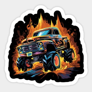 Monster Truck Stickers Truck Car Stickers Car Stickers - Temu