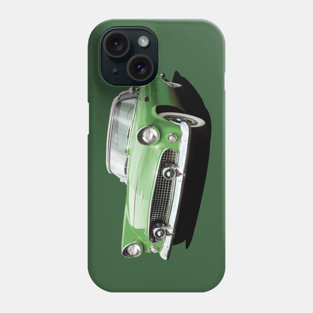 1956 Ford Thunderbird in green Phone Case by candcretro