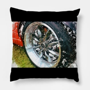 Wheel - Watercolour Pillow