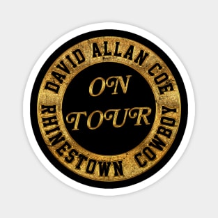 David Allan Coe / Rhinestone Cowboy - Original Fan Artwork Magnet
