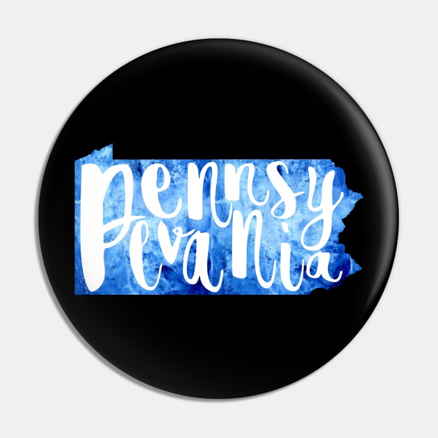 Blue Pennsylvania Pin by lolosenese