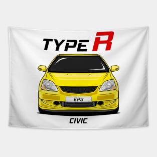 Civic EP3 Type R Yellow Tapestry